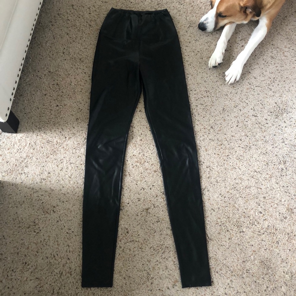 Brand New Faux Leather Pants - Aritzia